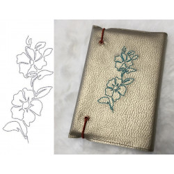 Stickdatei - Garden Flowers Lineart 10 Clematis